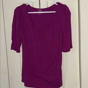 GAP Women's Rich Purple Blouse